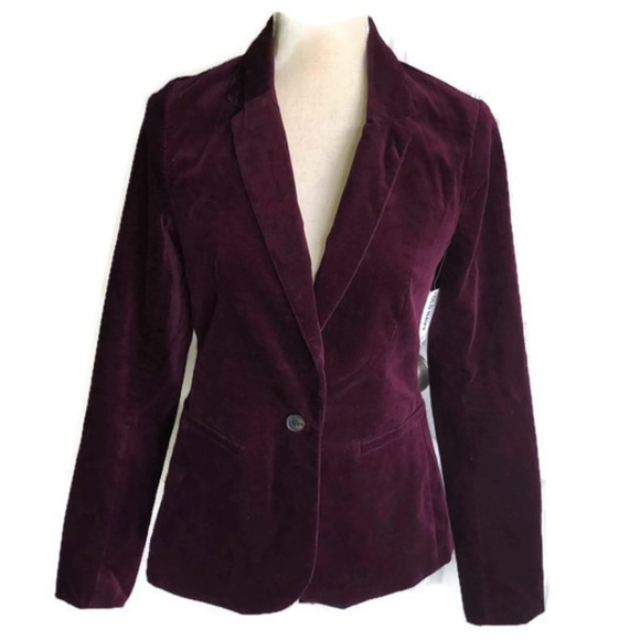 Old Navy Jackets & Blazers - Old Navy Velvet Blazer-Sz S Tall NWT